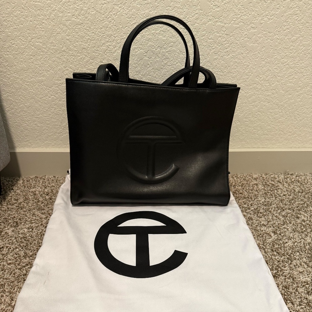Black Telfar Medium Shopping Bag